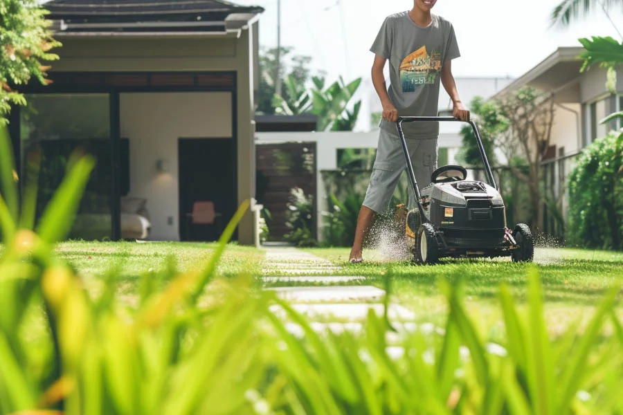 best self propelled electric mower